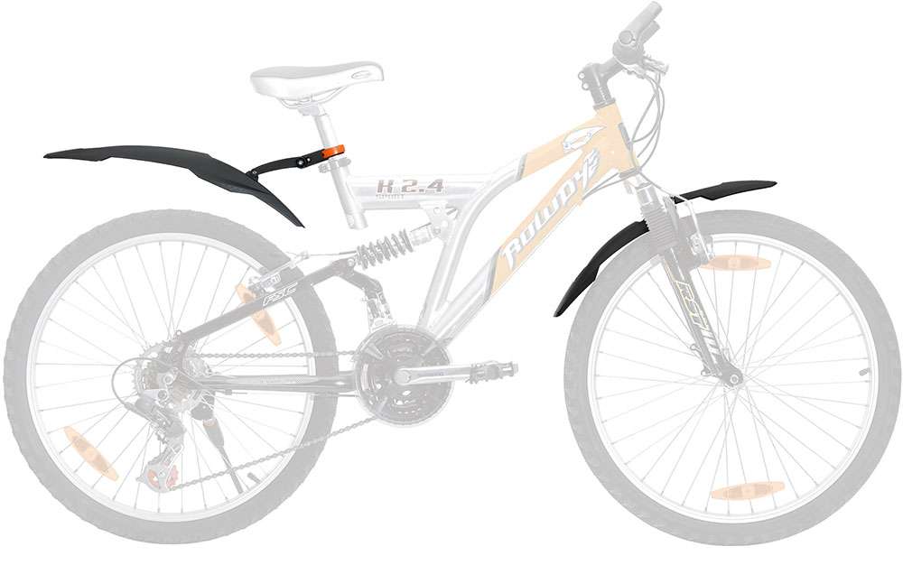 SKS Set Muddy Mudguards 20 24 ATB Print Rowdy Black