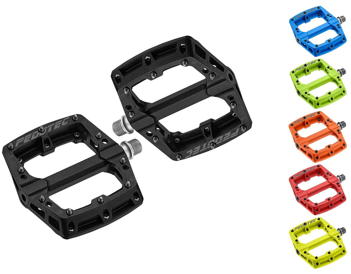 Pedotec thunder 180 nylon flat platform pedals