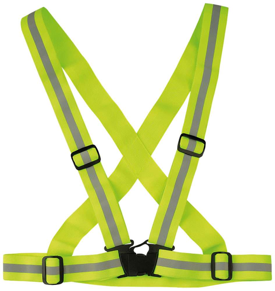 Wowow reflective safety sash cross belt refl.sash cross belt fluoresc.yellow