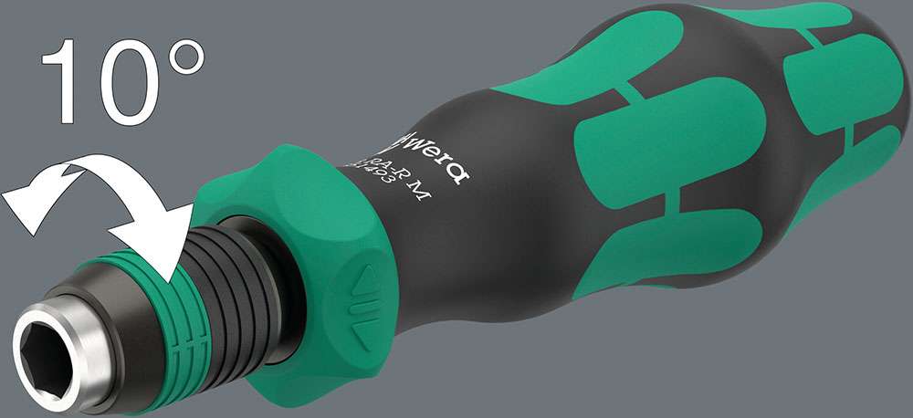 Wera 838 ra m bitholding screwdriver with ratchet functionality