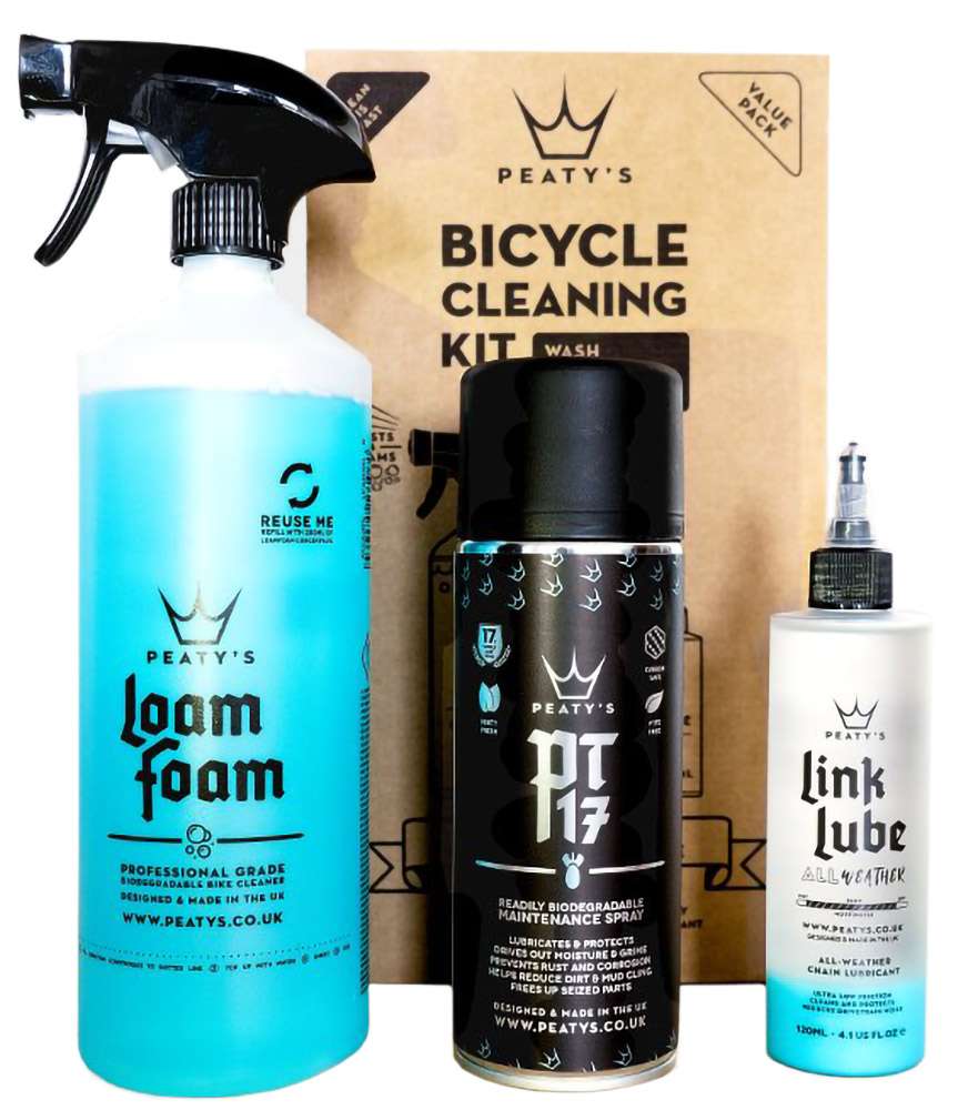Peaty's bicycle cleaning kit - wash prevent lubricate