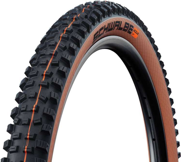 Schwalbe hans dampf evo super trail 27.5x2.35 addix e-25 folding tire