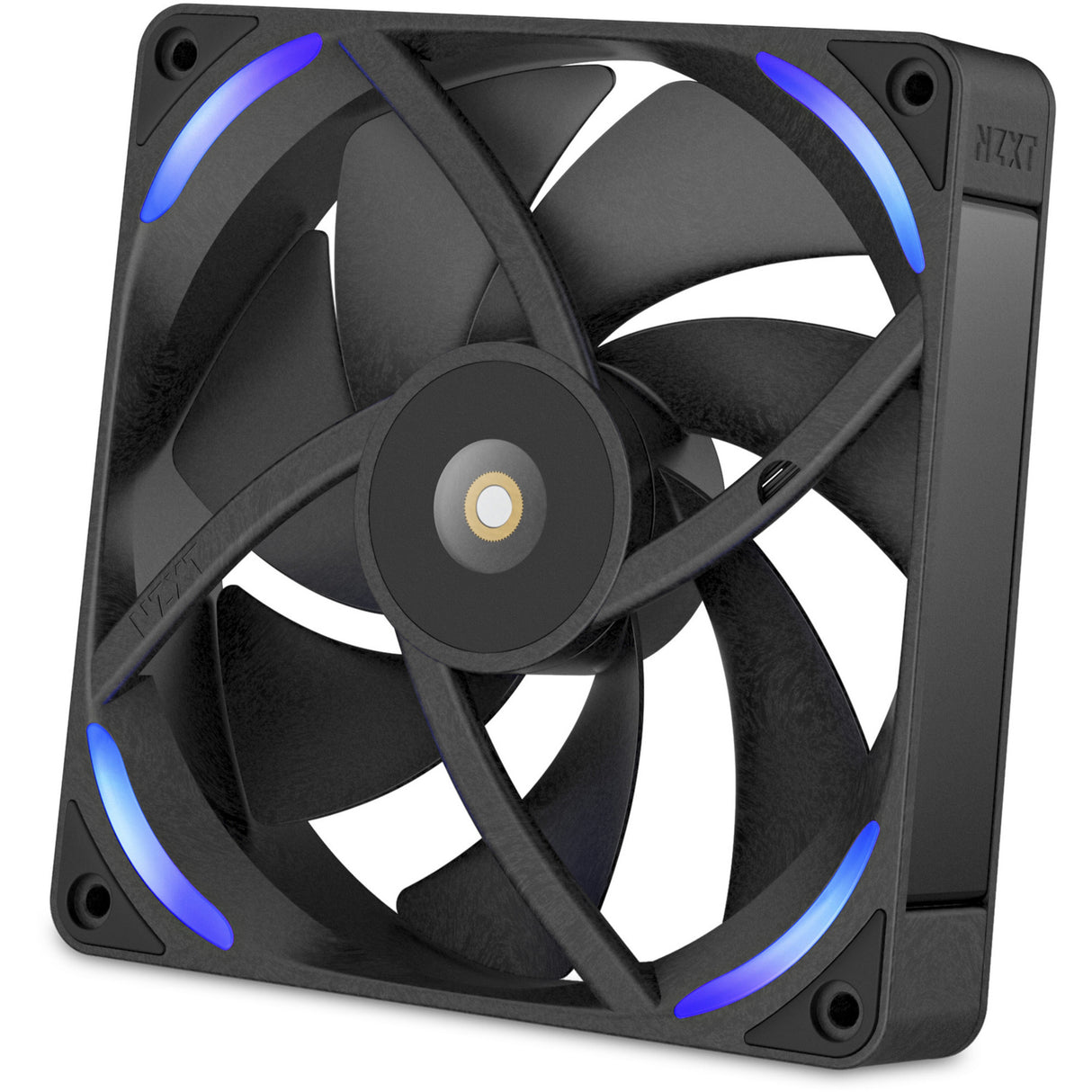 Nzxt f140x rgb case fan (zwart, 140 x 140 x 30 mm, pwm)