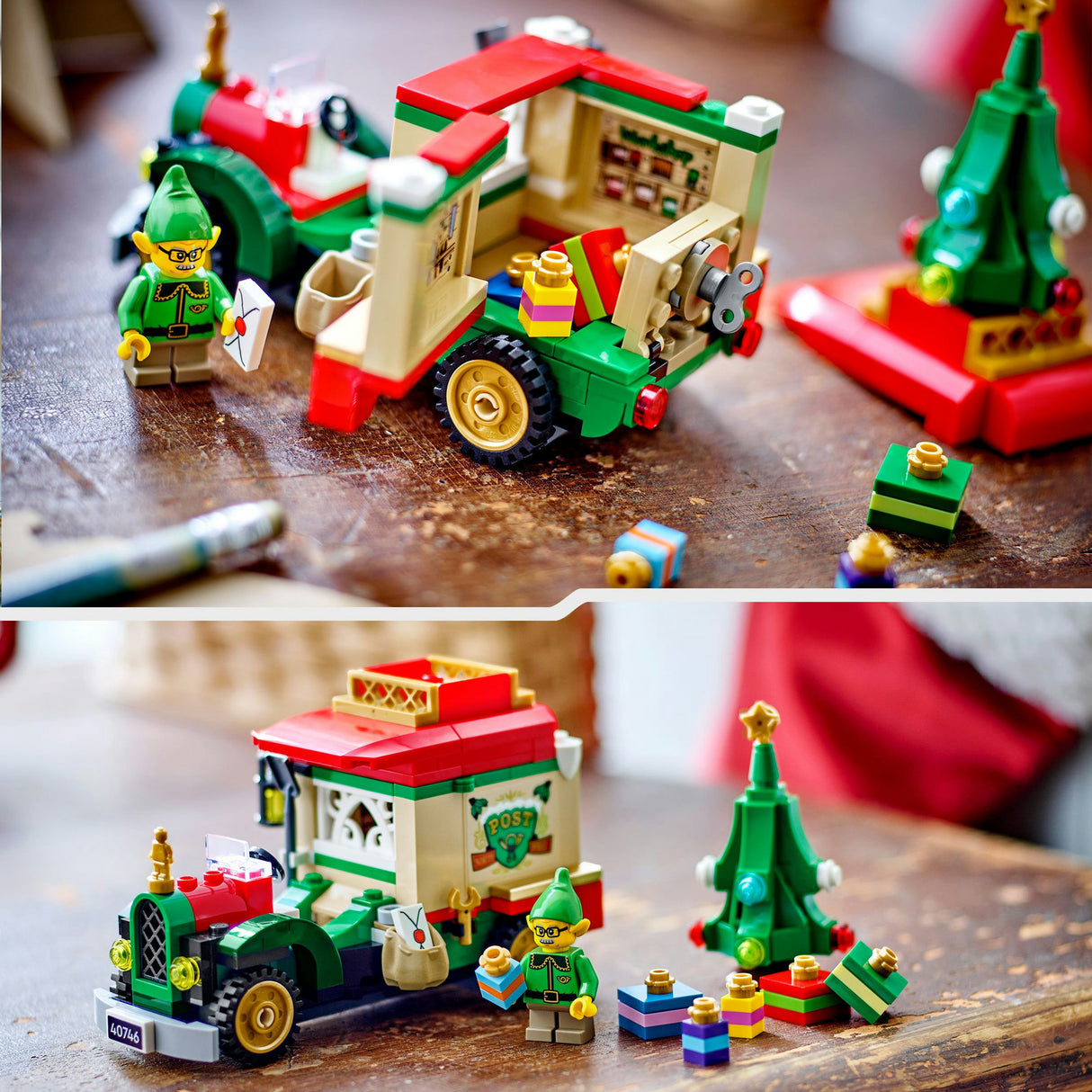Lego le séasúr 40746 trucail seachadta Santa Claus | 2 ríomhaire