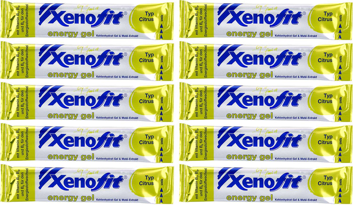 Xenofit energy gel citrus 10x25g