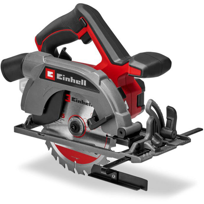 Einhell accucirkelzaag te-cs 18 165-2 li - solo handcirkelzaag (rood zwart, power x-change, accu en oplader niet inbegrepen)