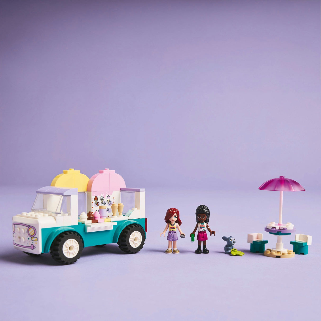 Lego friends 42644 zmrzlinové auto v meste Heartlake