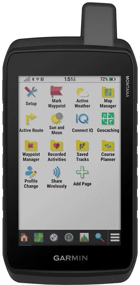 Garmin montana® 710 outdoor navigation device