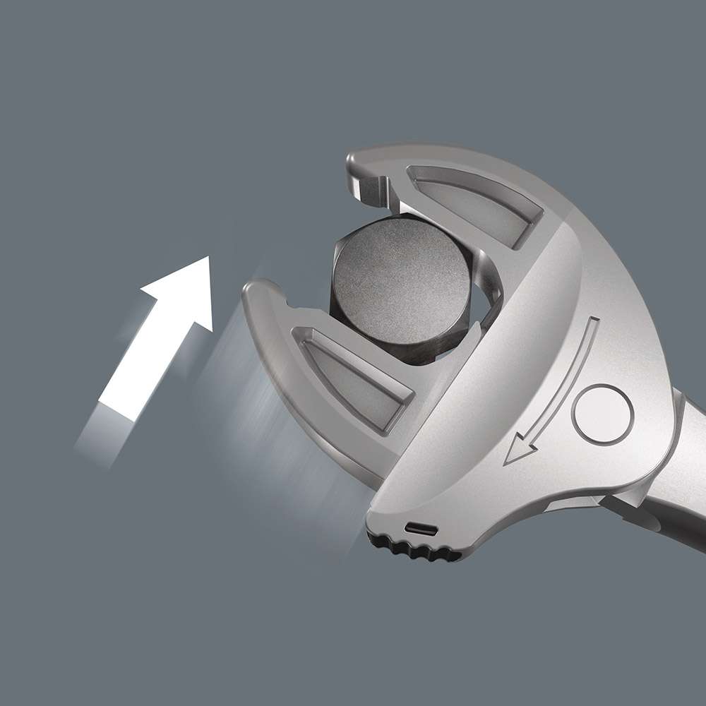 Wera 6006 joker 2 set 1 self-adjusting double open-end wrench sw 7 - 19mm 2-piece