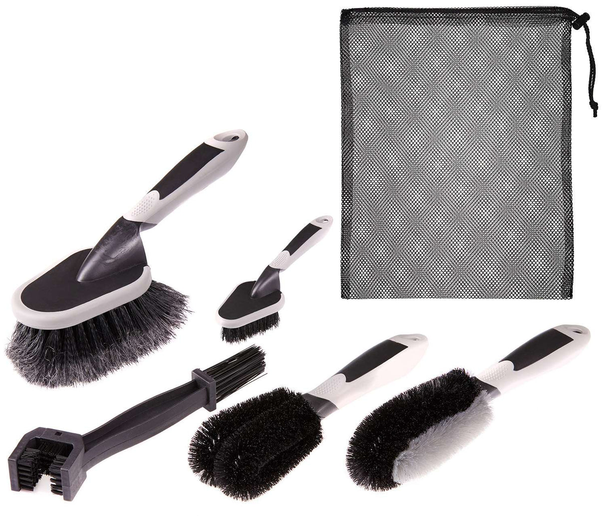 Katana bicycle cleaning set 5 pieces with mesh bag