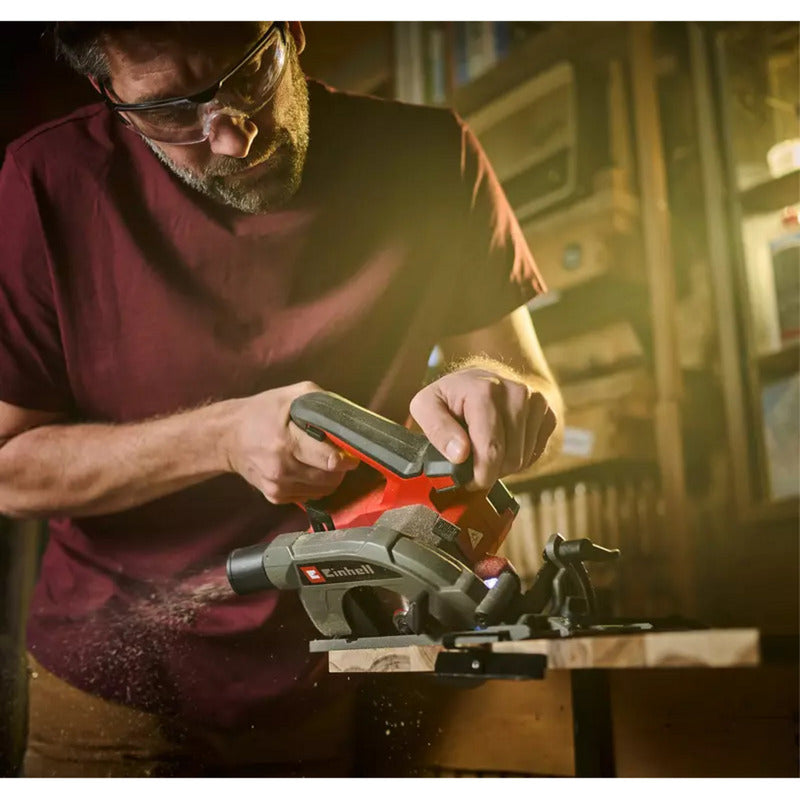 Einhell accucirkelzaag te-cs 18 150-2 li - solo handcirkelzaag (rood zwart, power x-change, accu en oplader niet inbegrepen)