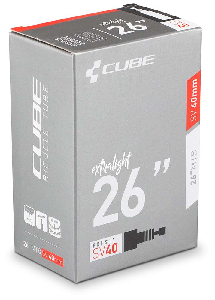 Cube tube 26 mtb sv 40mm extra light