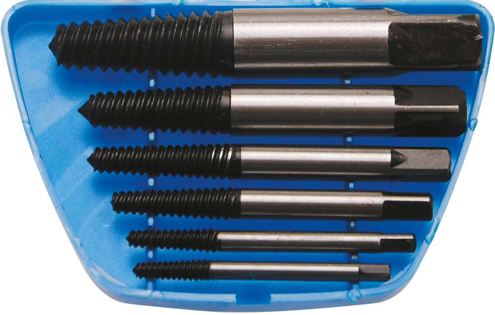 Bgs technic screw extractor set 6 pieces