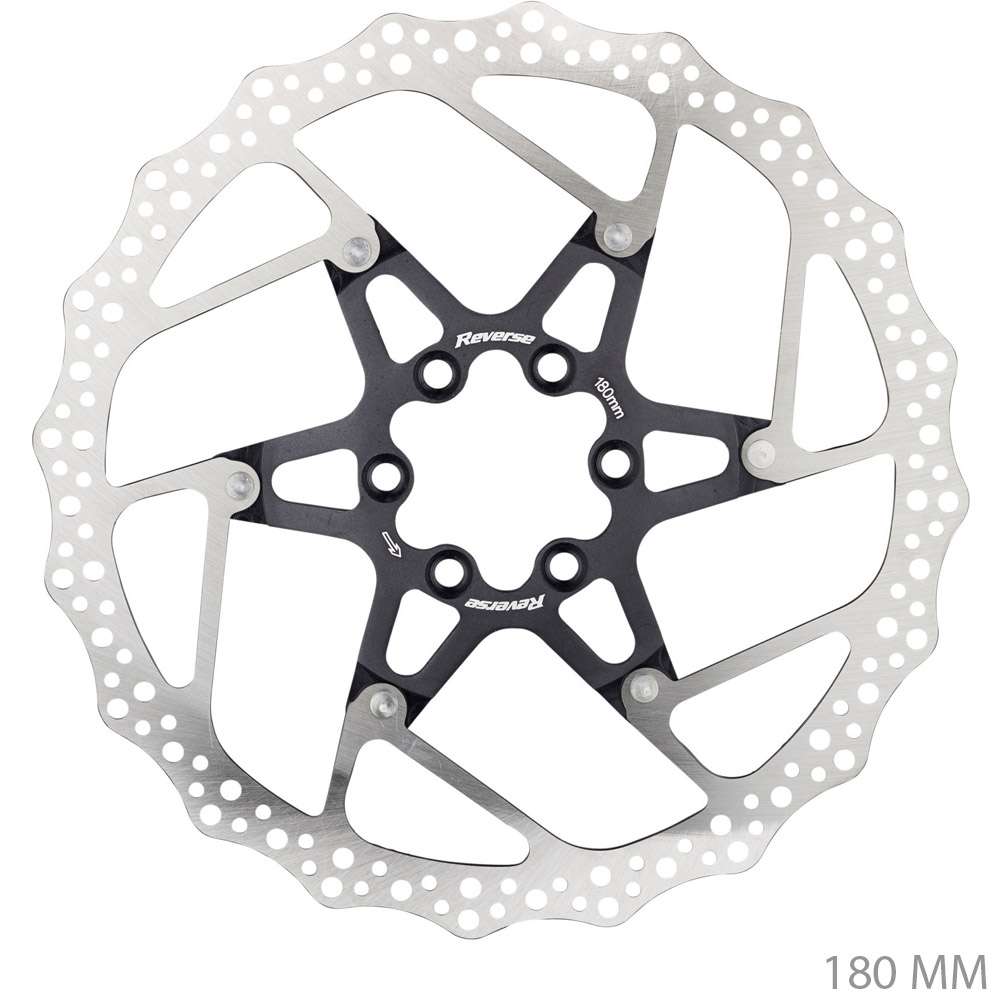 Reverse components aluminum steel brake disc