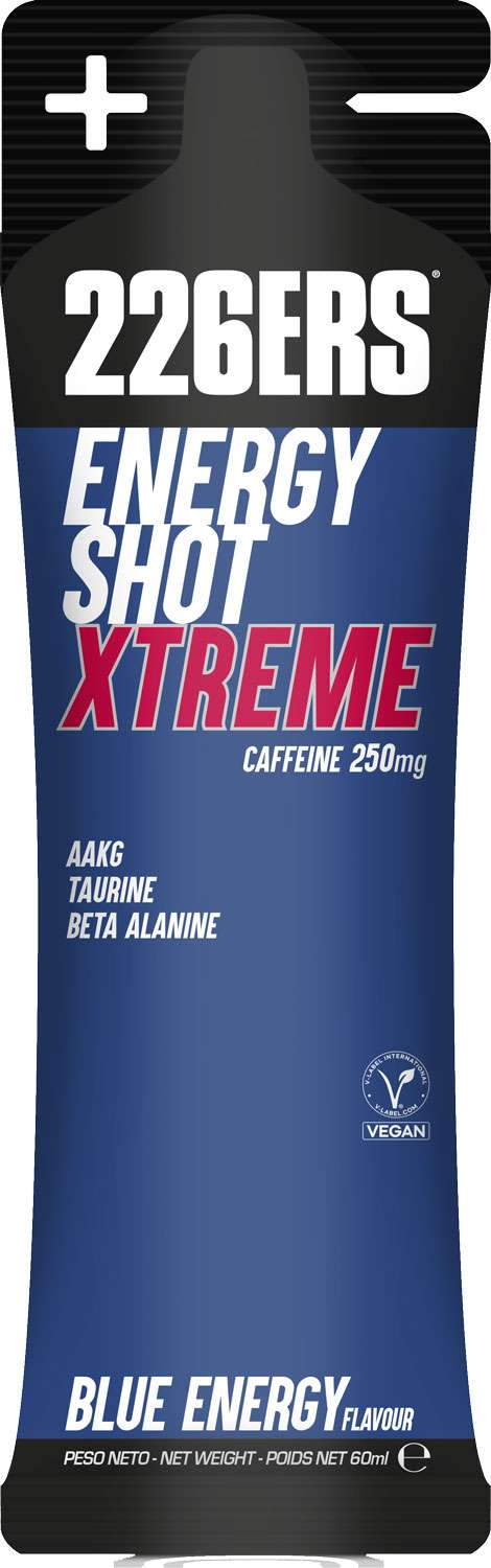 226ers energy shot xtrem 250mg caffeine stick 60ml