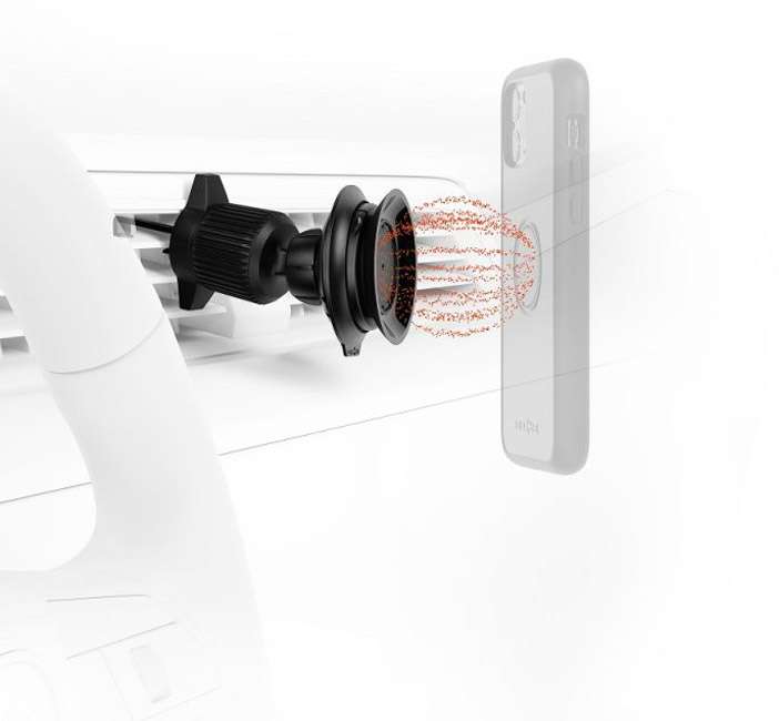 Fidlock vaccum car vent base - car ventilation grille holder