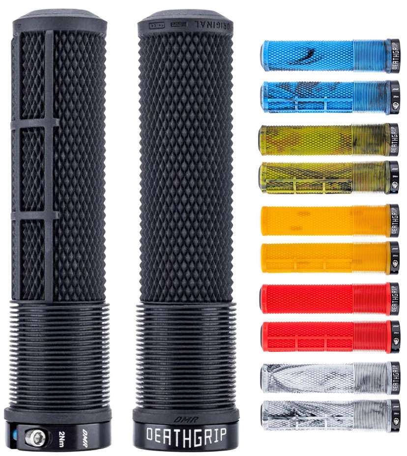 Dmr brendog fl death grip 2 lock-on grips - thin 133x29.8mm