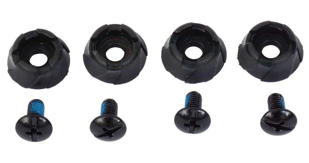 Northwave replacement studs for nw-mtb shoes 4-pack black