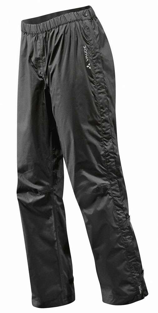Vaude fluid full-zip pants ii - rain pants short size