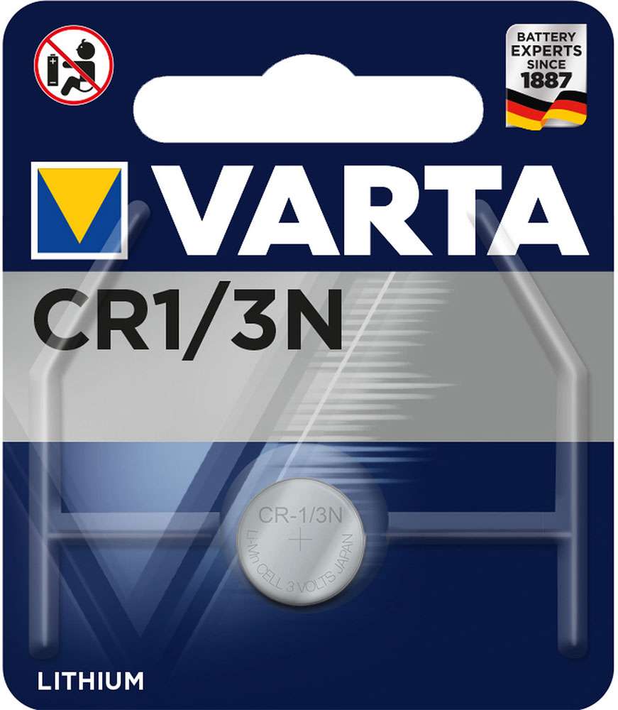 Varta Batterycoin-Zelle in Einzelblasen für den Langzeitgebrauch in z. Uhren, Autoschlüssel und Fernbedienungen