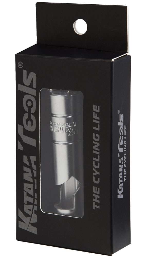 Katana socket bottle opener with key ring