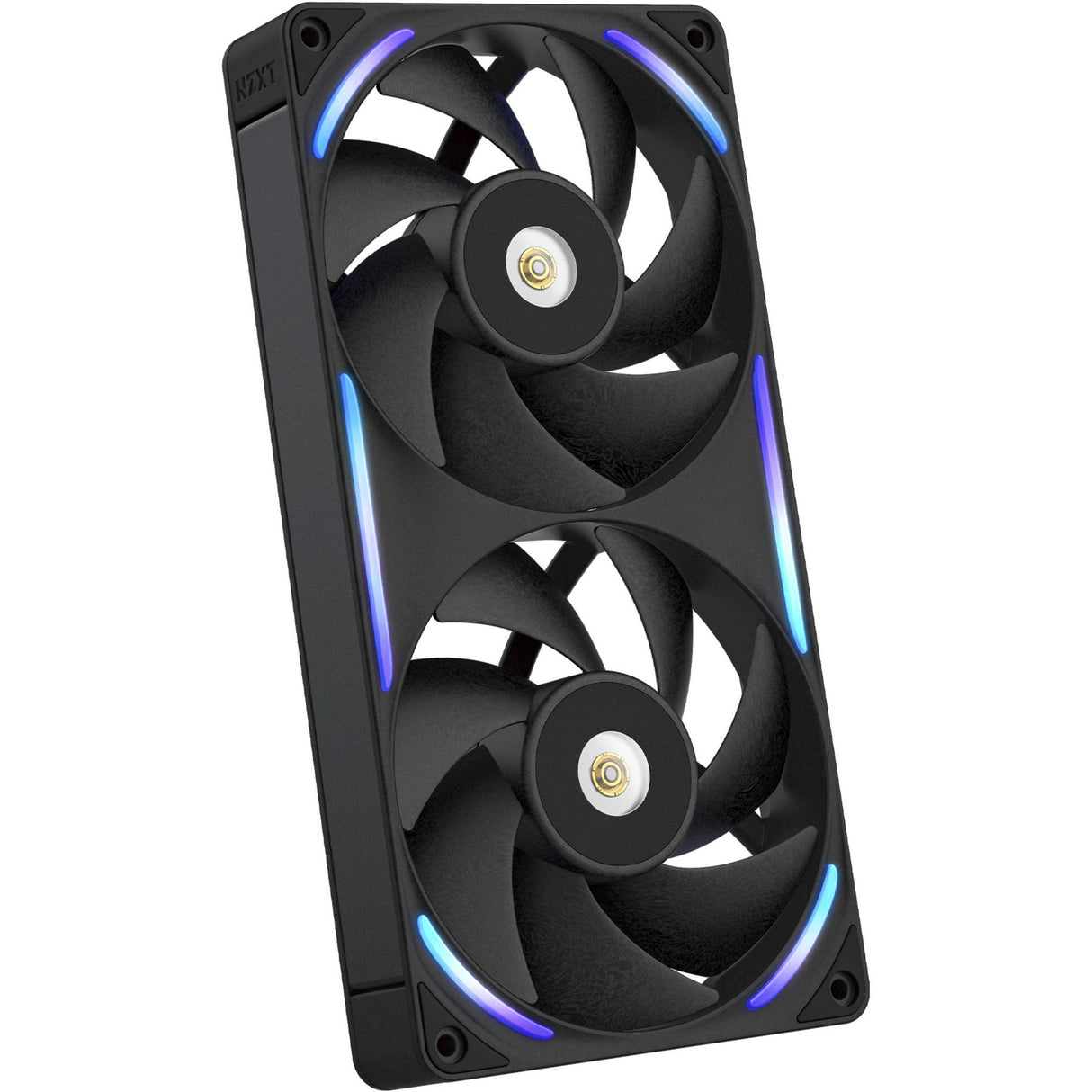 Nzxt f240x rgb case fans (zwart, 2 stuks, 240 x 120 x 30 mm, pwm)
