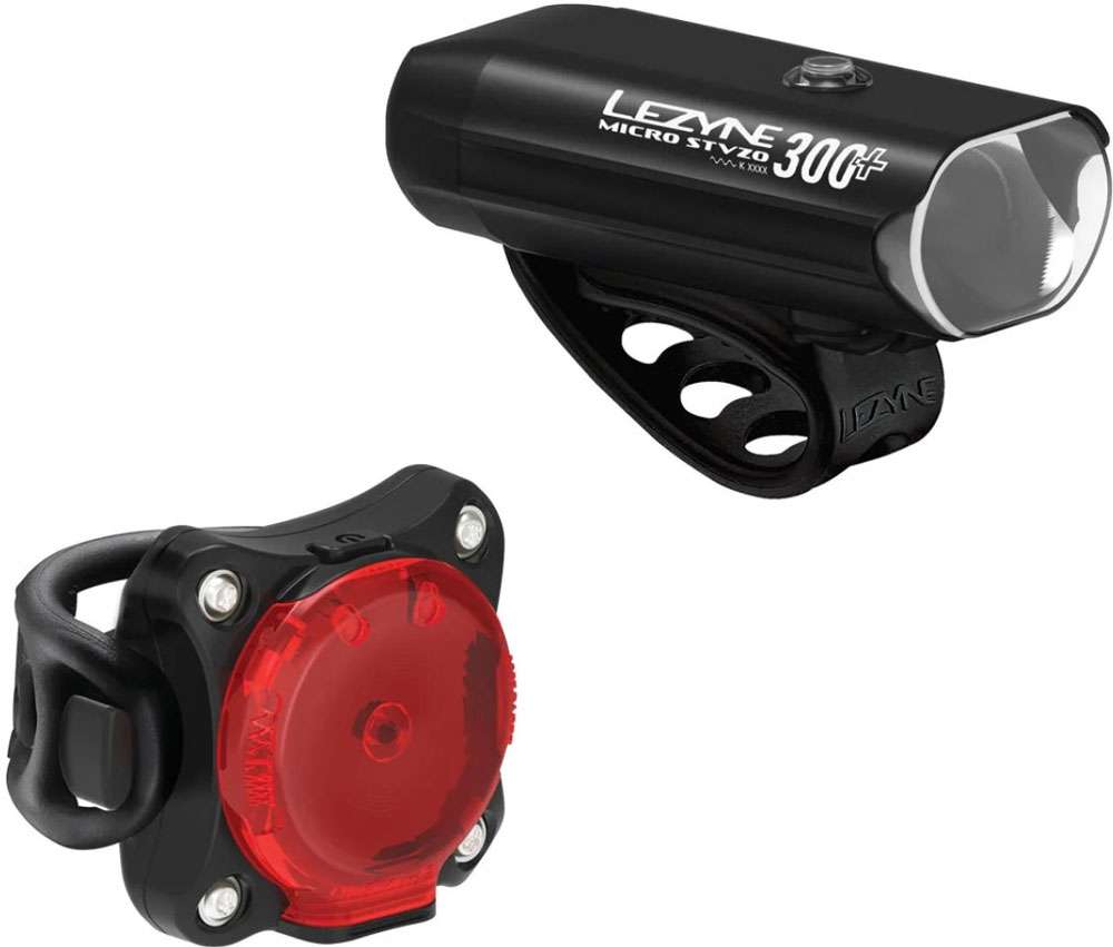 Lezyne micro drive 300+ stvzo zecto drive lighting set