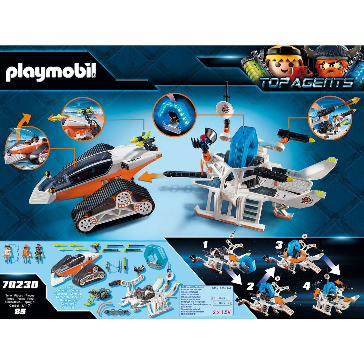 Playmobil Top Agenten Spy Team Kommandooslee