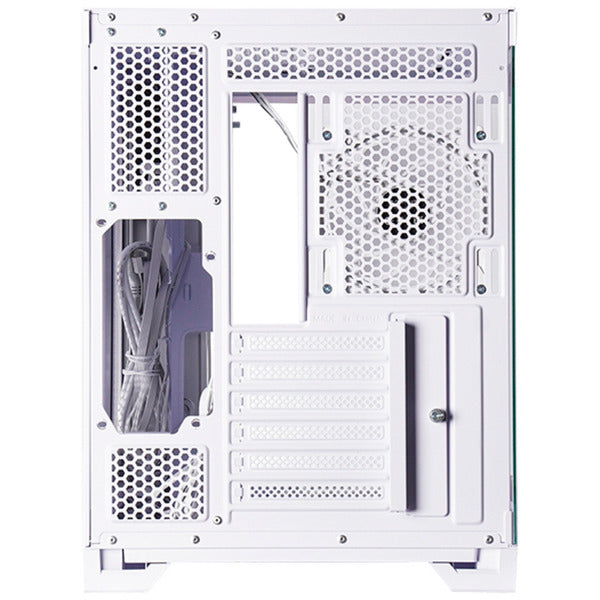 Kryt Chieftec Visio Midi Tower (bílý | 2x USB-A | 1x USB-C | RGB | tvrzené sklo)