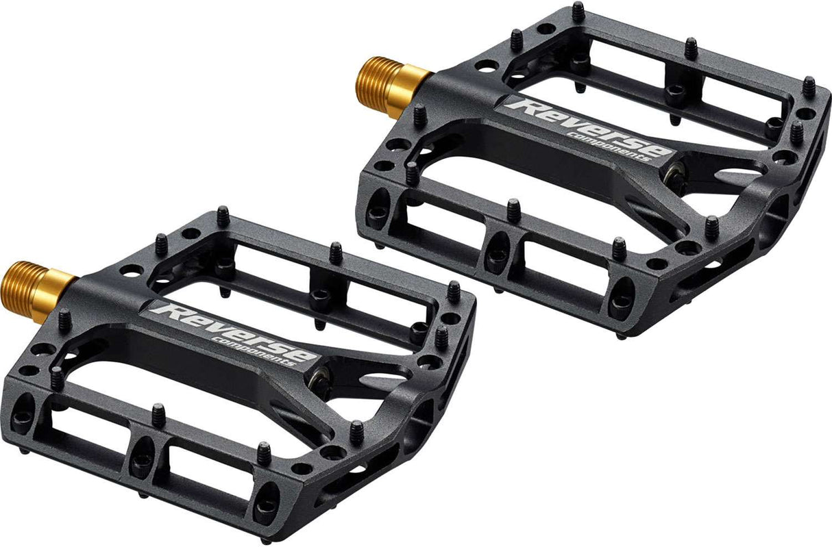 Reverse components black one titanium platform pedals