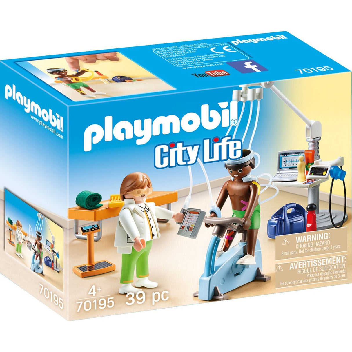 PLAYMOBIL City Life fizioterapeuto praktika