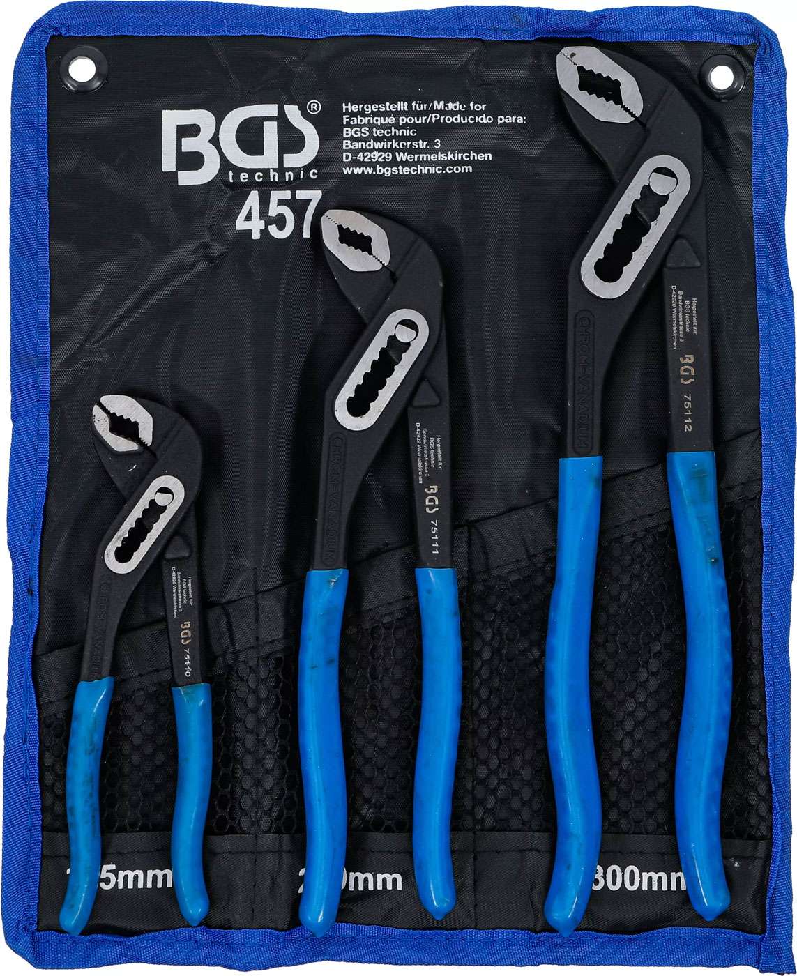 Bgs technic water pump pliers set 3 pcs.