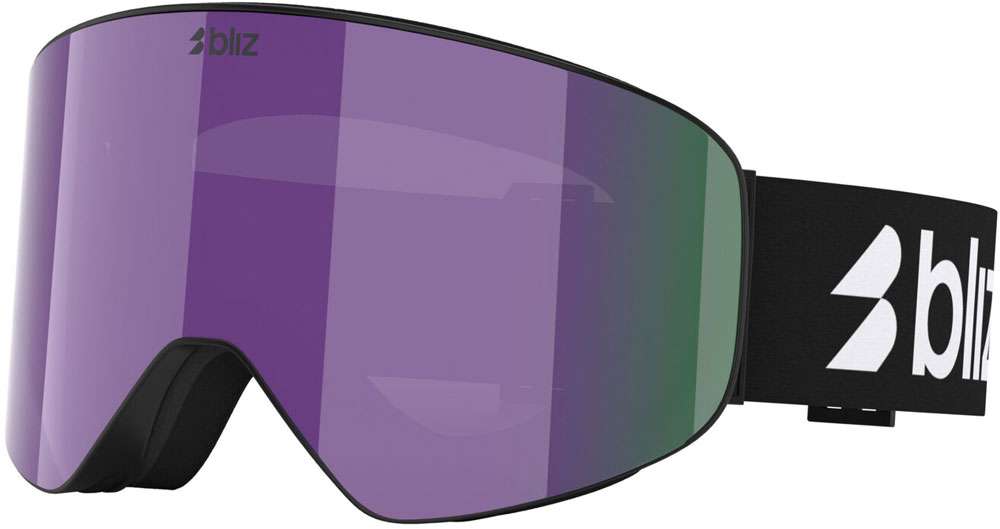Bliz flow brown w purple multi - ski goggle