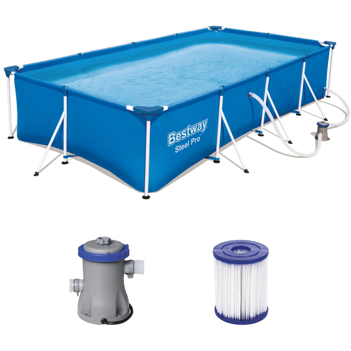 Conjunto de piscina da estrutura de aço da Bestway