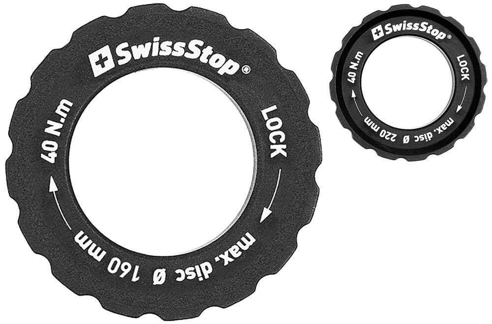 Swissstop - centerlock lockring 160mm max