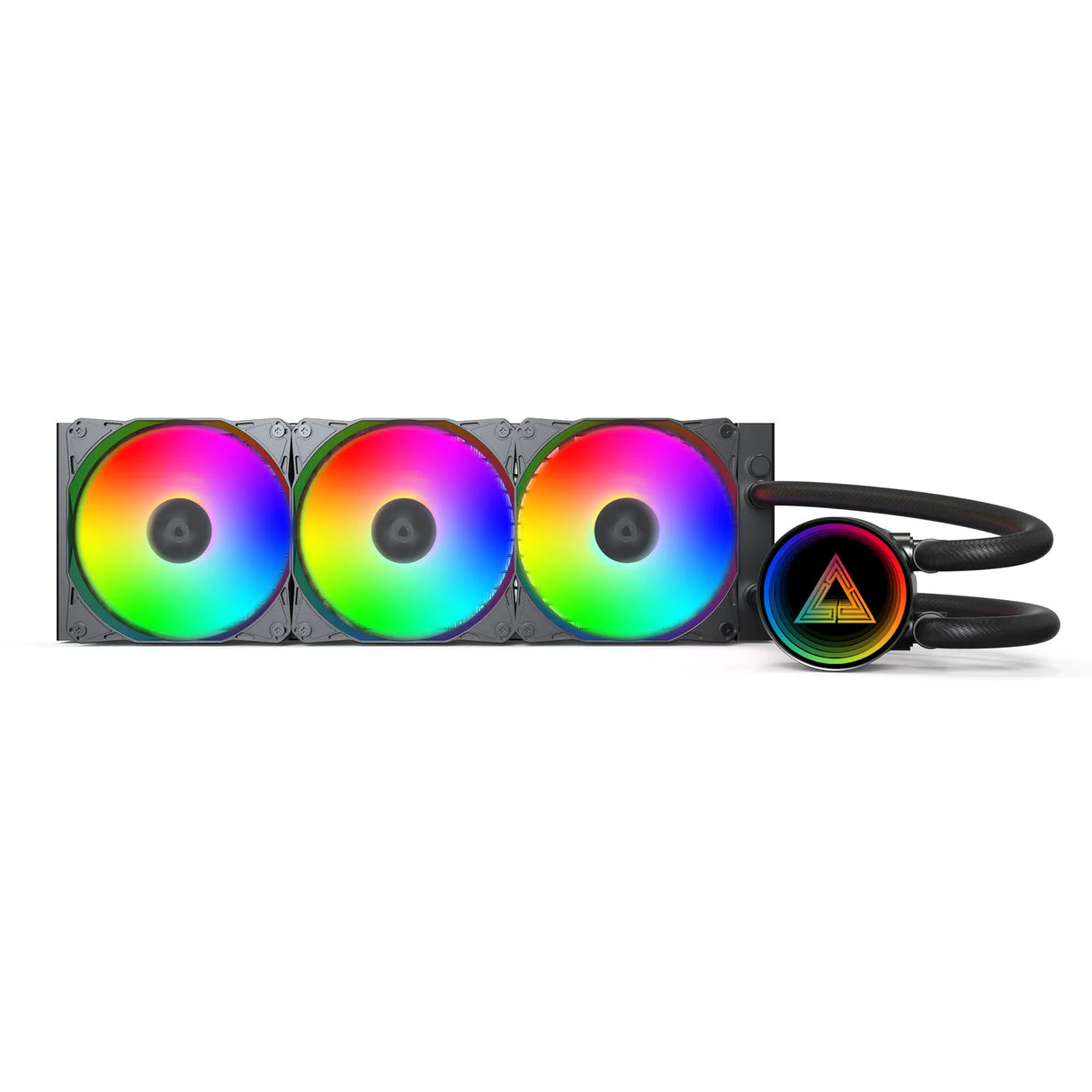 Montech lightflow argb 360 waterkoeling (zwart)