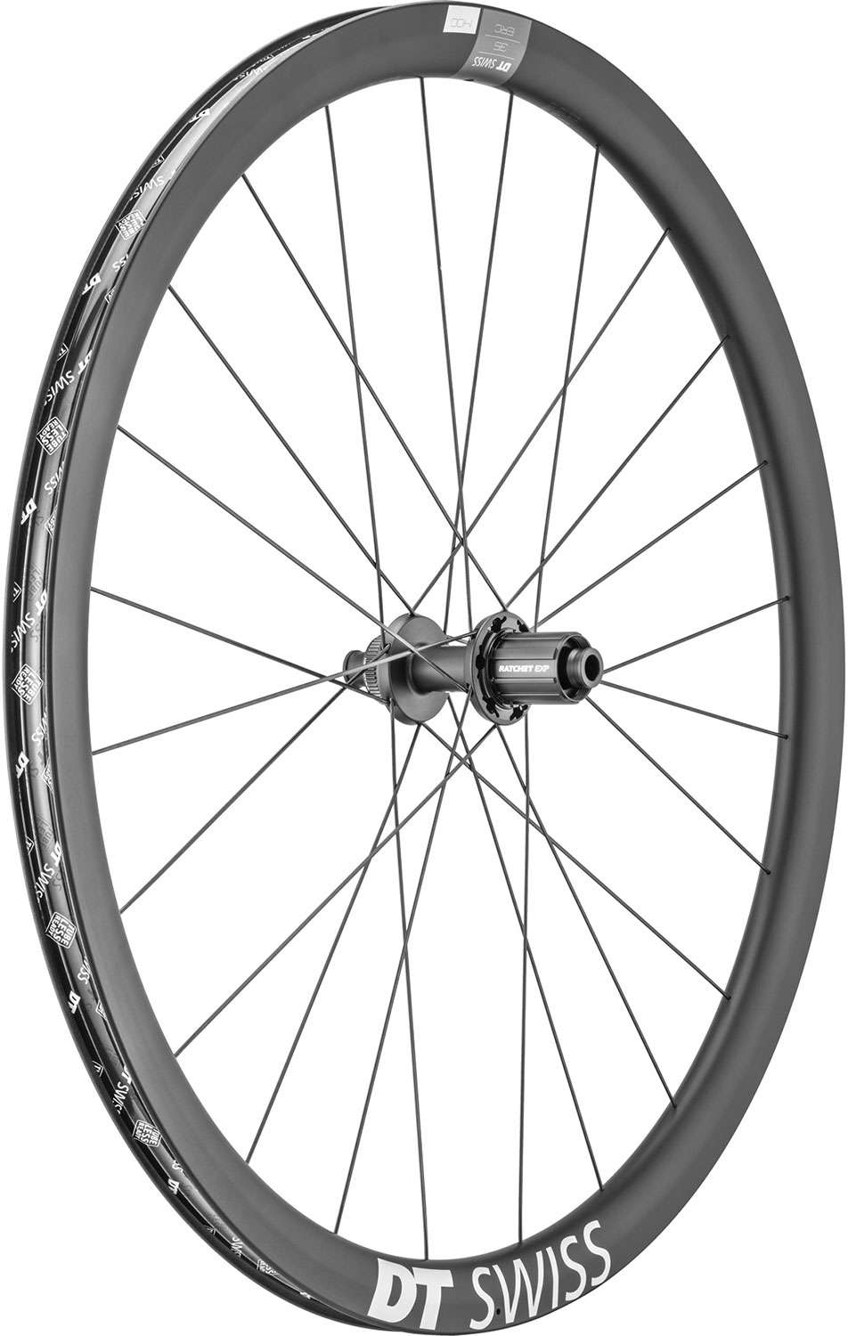Dt swiss erc 1400 dicut 35 28 cl shimano hg carbon rear wheel