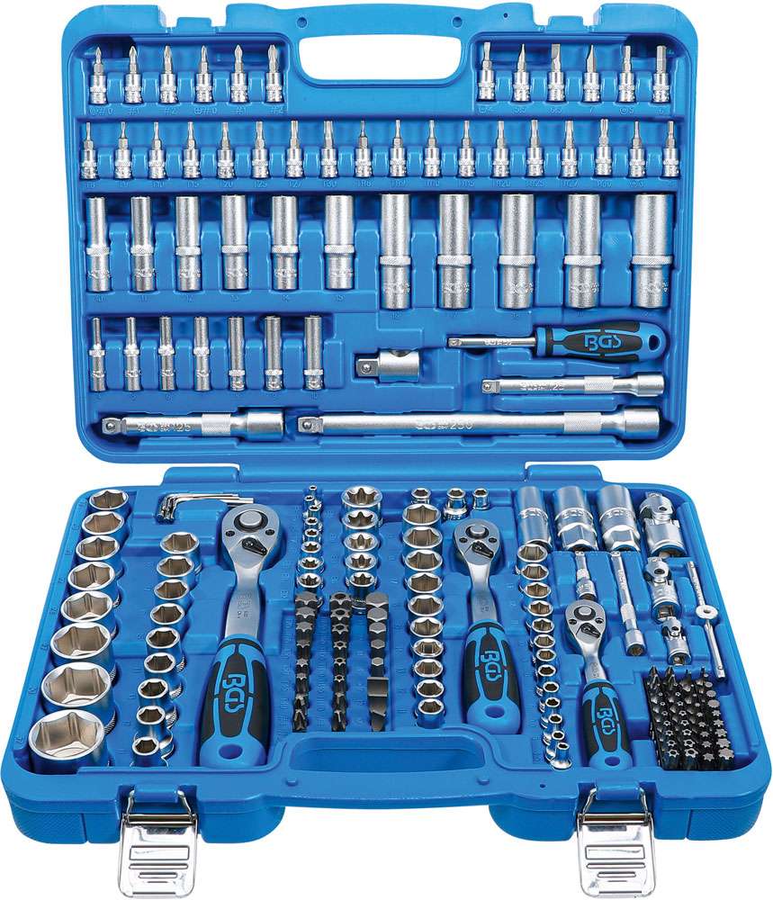 Bgs technic socket wrench set hexagon 192 pieces