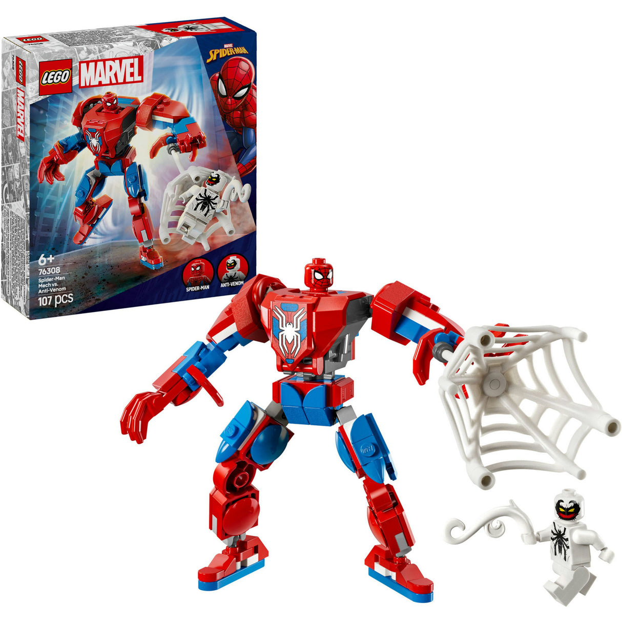 Lego superhelte 76308 spider-man mekanisme vs. anti-gift