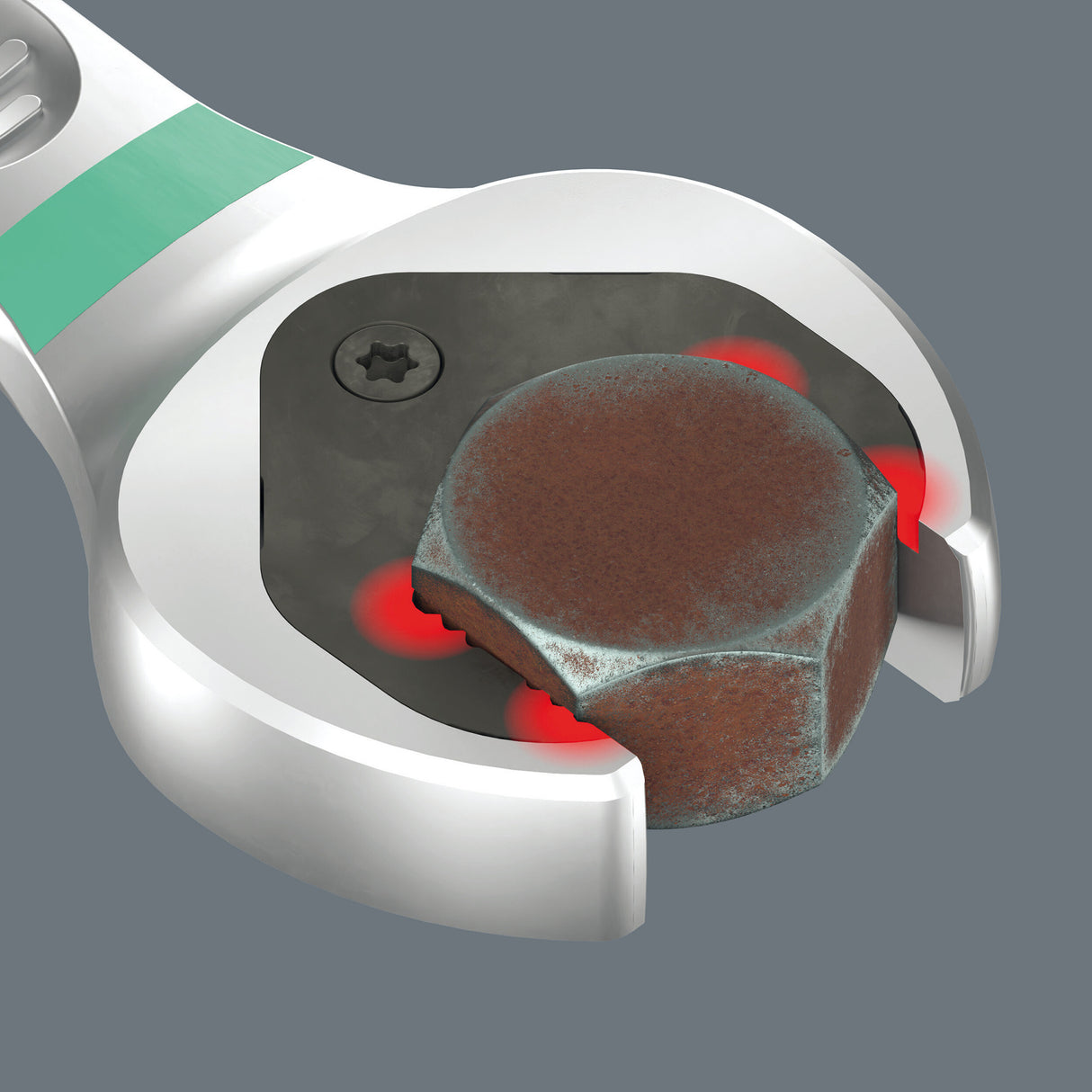 Wera 9733 schuimrubberen inzetstuk met 6001 joker switch set 1, 11‑delig moersleutel (zwart grijs)