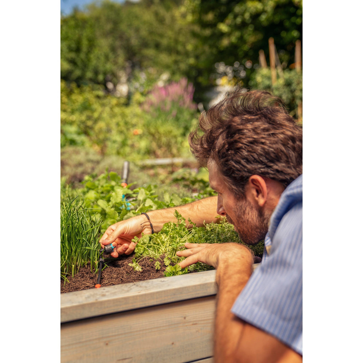 Gardera regolabile serieddruppelaar 1-8 l u, bussola a pressione