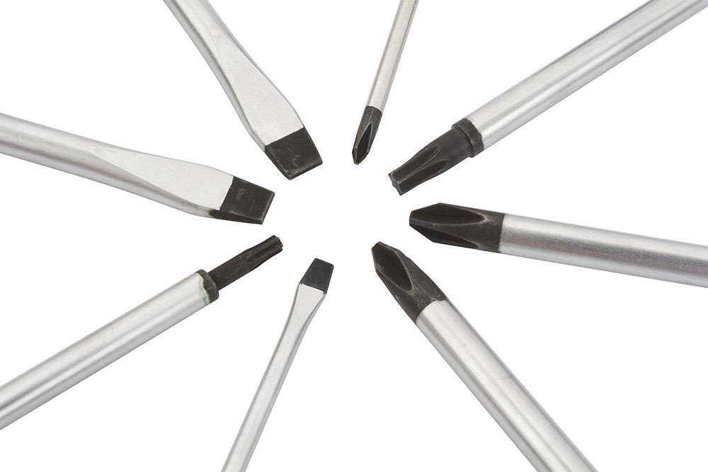 Radon pro screwdriver 8-piece set
