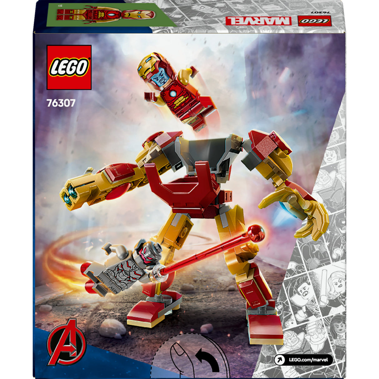 Lego superhjältar 76307 iron man mech vs. Ultron