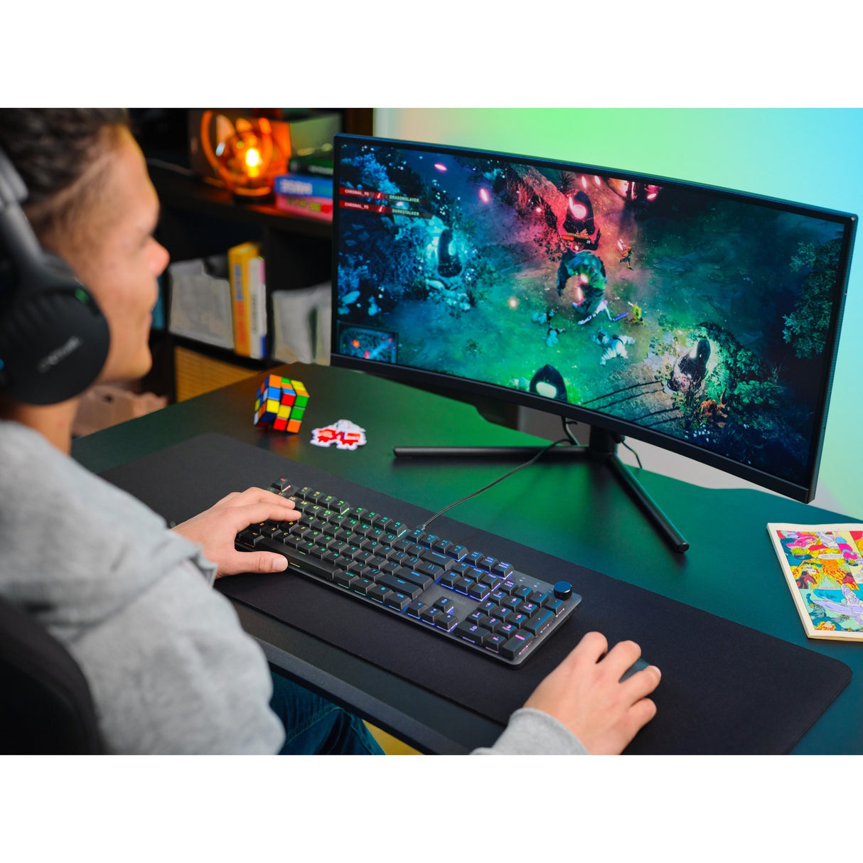 Trust GXT 866 Torix Teclado mecánico para juegos de alta calidad