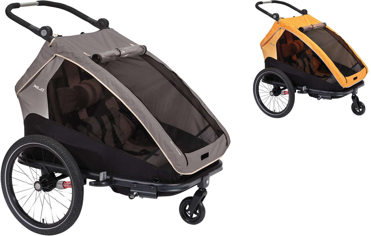 Xlc s bs-c10 duo two-seater child trailer
