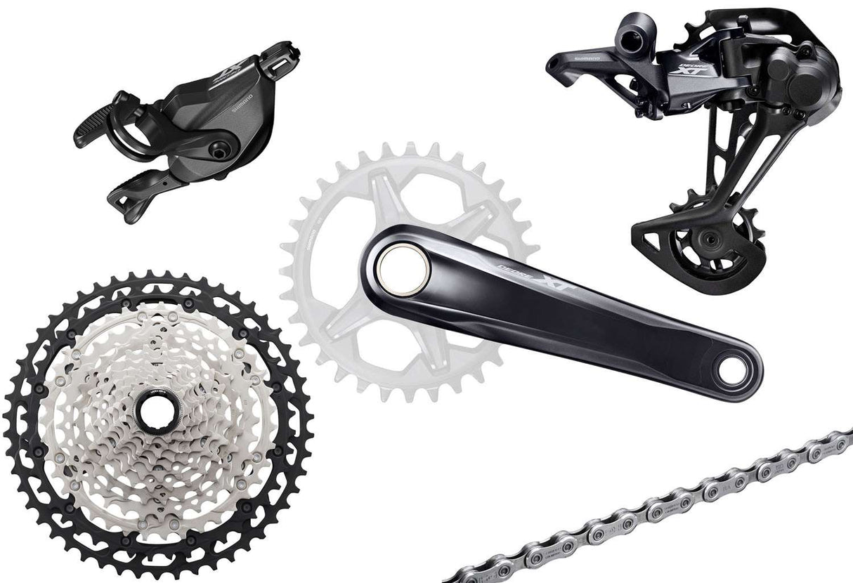 Shimano xt m8100 1x12-speed group clamp 175mm 10-51