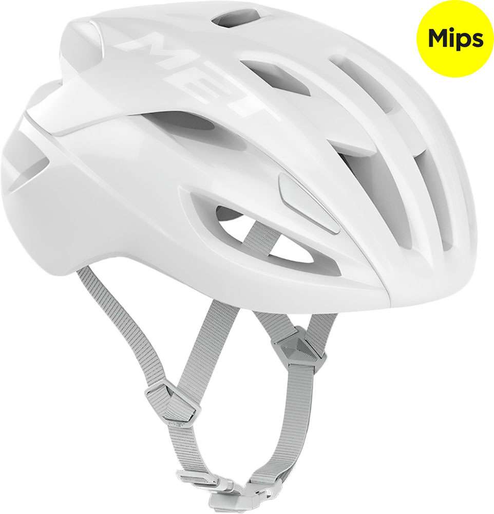 Met rivale mips absolut white limited - road bike helmet