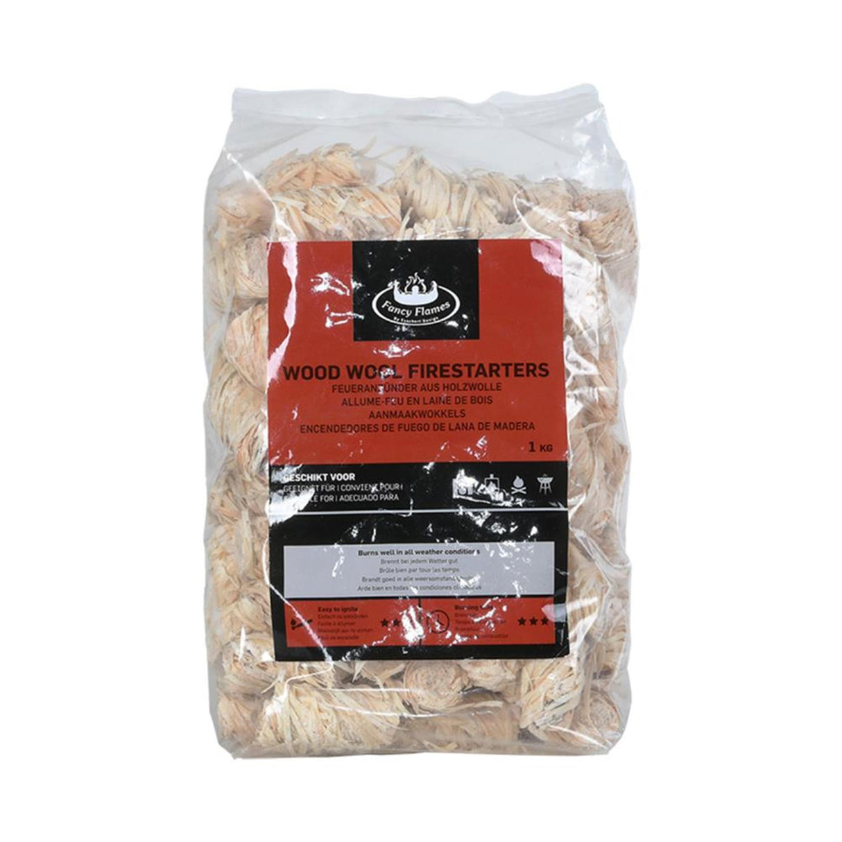 Esschert design fancy flames kindling wokkels 80 pieces