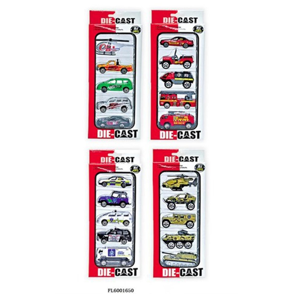 Aro modelautootjes diecast 1:64 pak a 5 st.