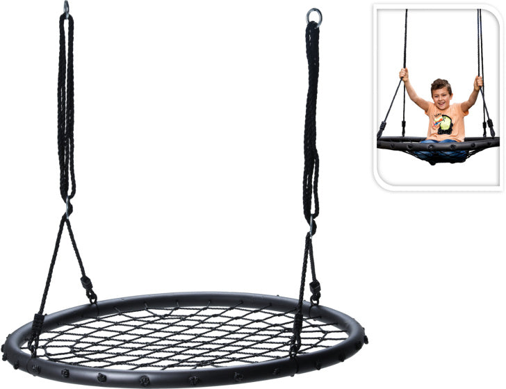 Fräi an einfach Nascht schwéngt Ø100 cm schwaarz